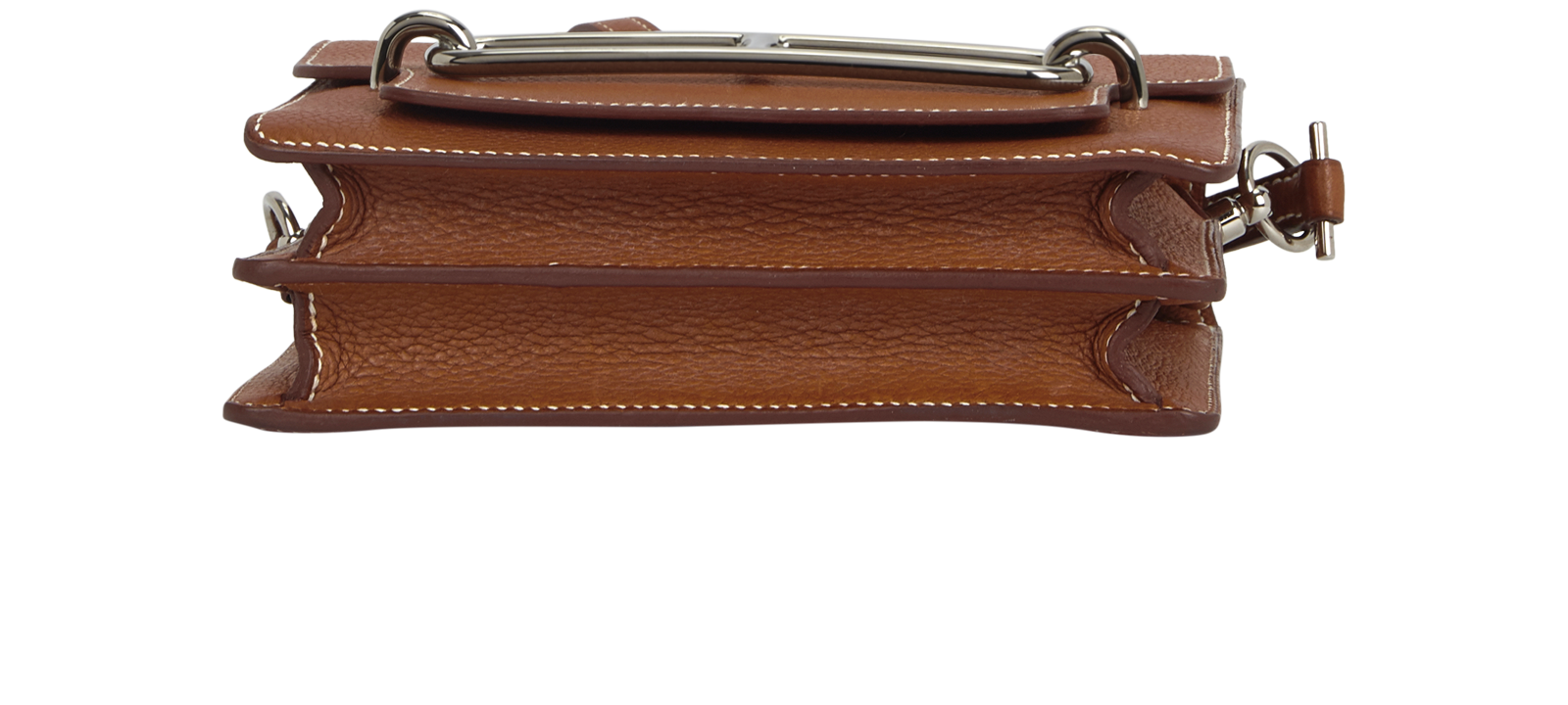 Roulis Crossbody Bag, &pound;3,900, Handbags, Brown, Leather, Top view
